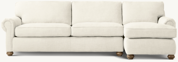 Original Lancaster Right-Arm Sofa-Chaise Sectional