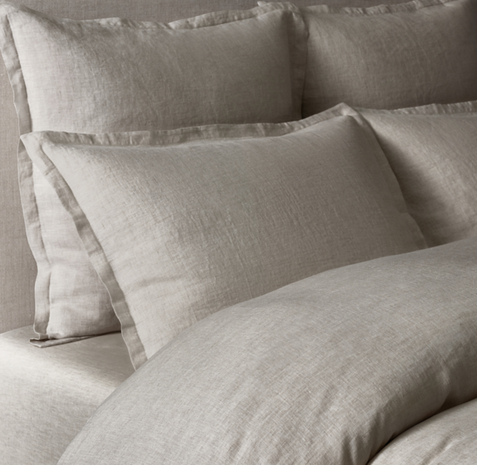Italian Heritage Washed Linen Duvet Cover