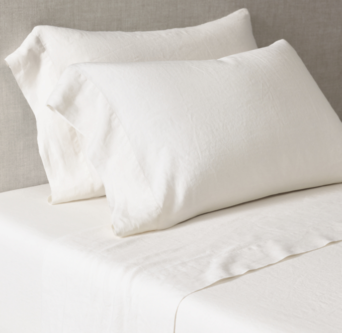 Italian Heritage Washed Linen Sheet Set
