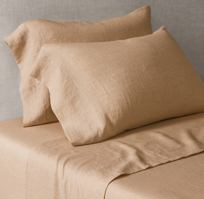 Italian Heritage Washed Linen Sheet Set