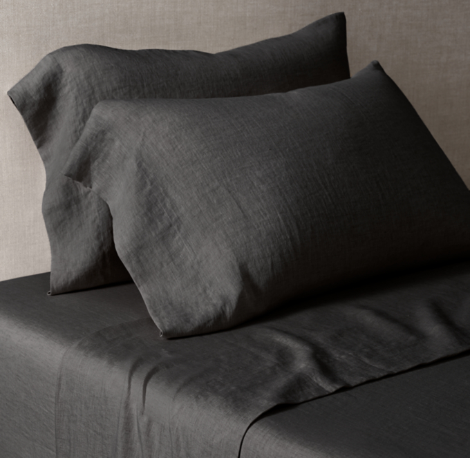 Italian Heritage Washed Linen Sheet Set 