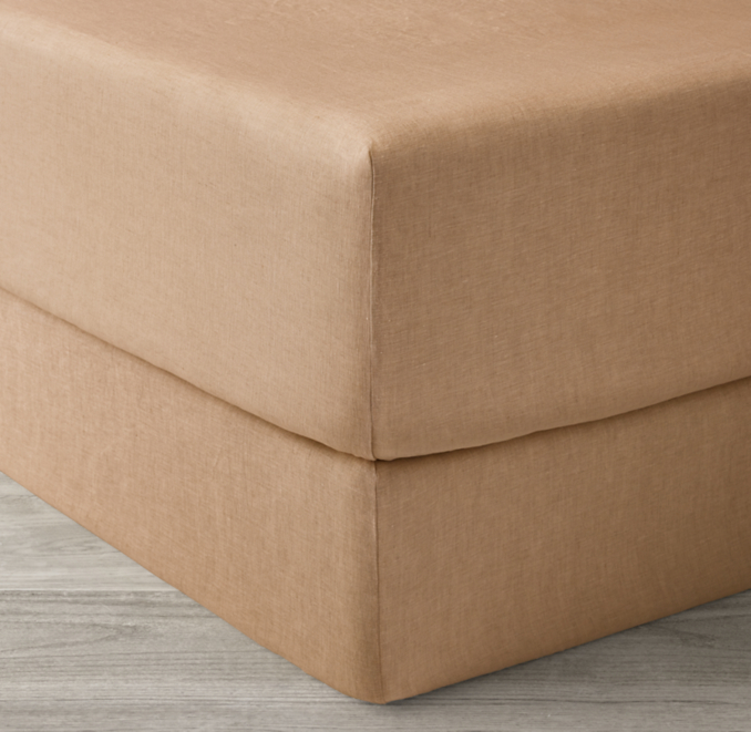 Italian Heritage Washed Linen BoxSpring Cover