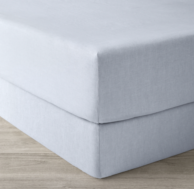 Italian Heritage Washed Linen BoxSpring Cover