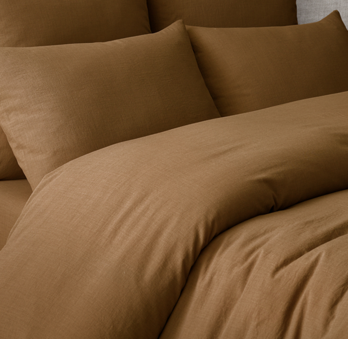 Italian GarmentDyed Cotton Gauze Duvet Cover