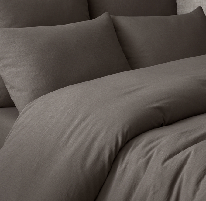 Italian GarmentDyed Cotton Gauze Duvet Cover