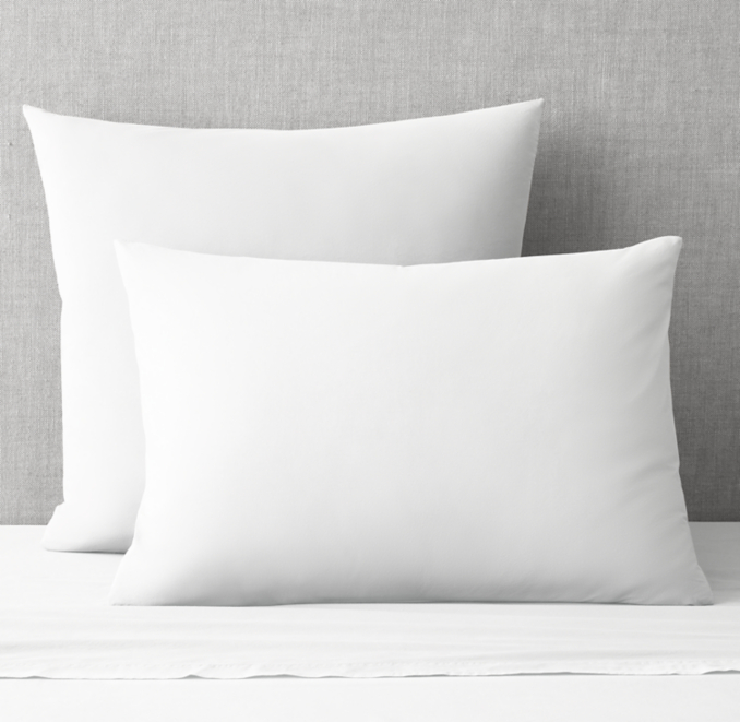 Front view of Italian Garment-Dyed Percale Sham 