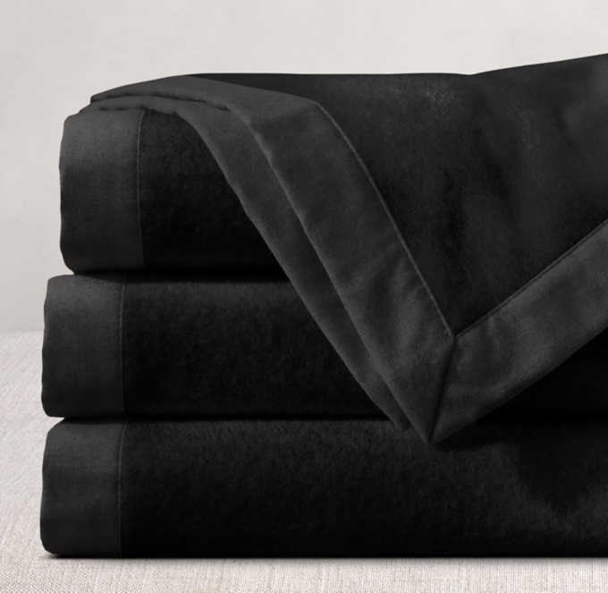 Front view of Luxe Cashmere Framed Blanket 