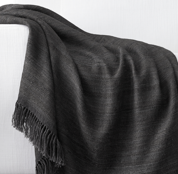 Seta Raw Silk Throw
