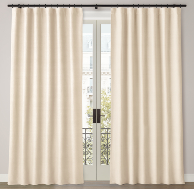 Seta Raw Silk Faille Drapery