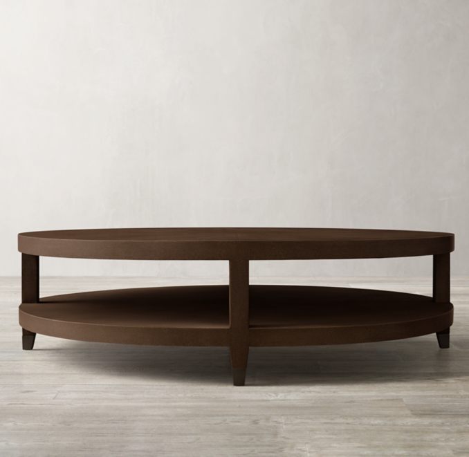 Graydon Shagreen Round Coffee Table