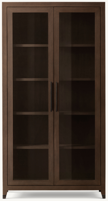 Graydon Shagreen Glass Cabinet