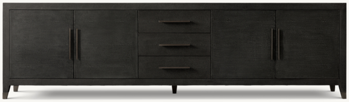 GRAYDON SHAGREEN 4-DOOR MEDIA CONSOLE WITH DRAWERS