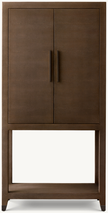 Graydon Shagreen Bar Cabinet