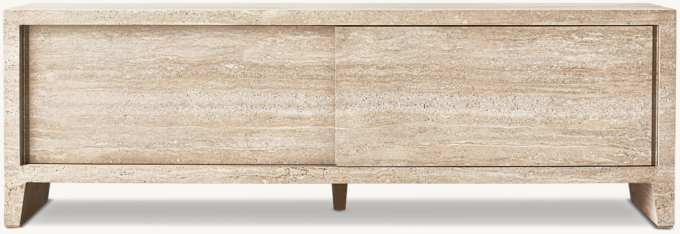 Wyeth Travertine Media Console