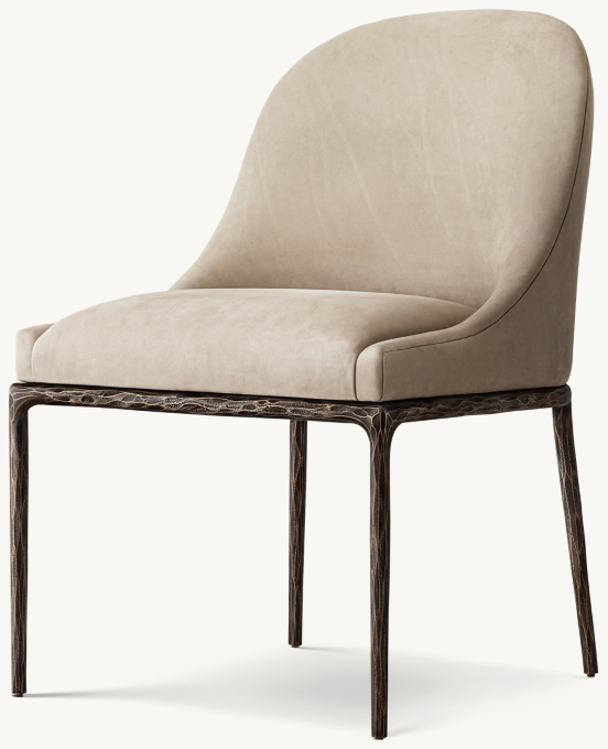 Thaddeus Slope Leather Dining Side Chair