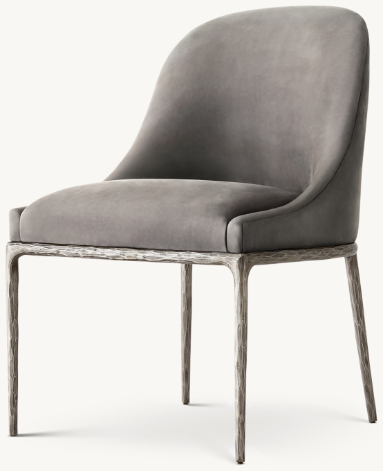 Thaddeus Slope Leather Dining Side Chair