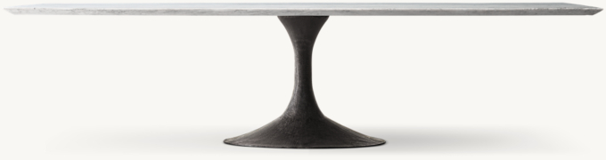 Aero Stone Rectangular Dining Table