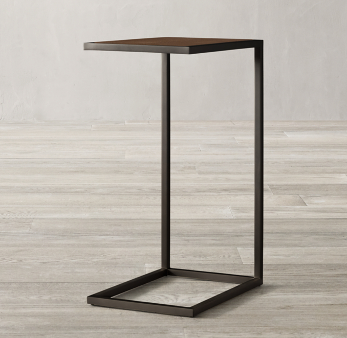 Graydon Shagreen Rectangular Cocktail Side Table