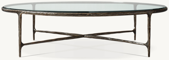 Thaddeus Glass Round Coffee Table