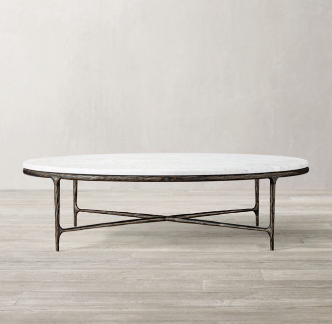 Thaddeus Marble Round Coffee Table