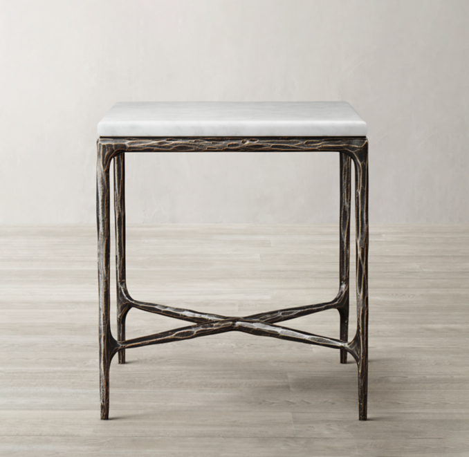 Thaddeus Marble Square Side Table