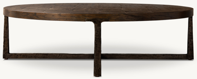 T-Brace Round Coffee Table