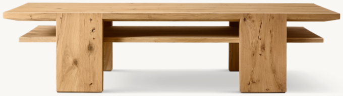 Wyeth Oak Floating Coffee Table