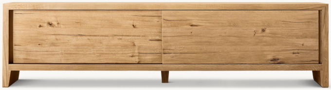 Wyeth Oak Media Console