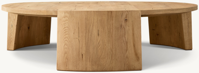 Wyeth Oak Round Coffee Table