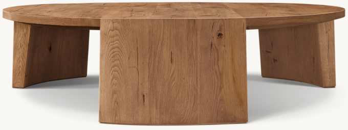 Wyeth Oak Round Coffee Table