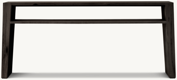 Wyeth Oak Open Console Table