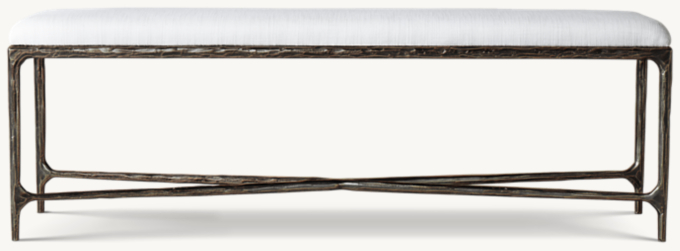 Thaddeus Fabric End-of-Bed Bench