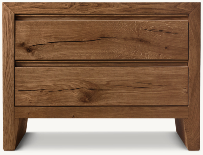 32" nightstand shown in Brown Oak.