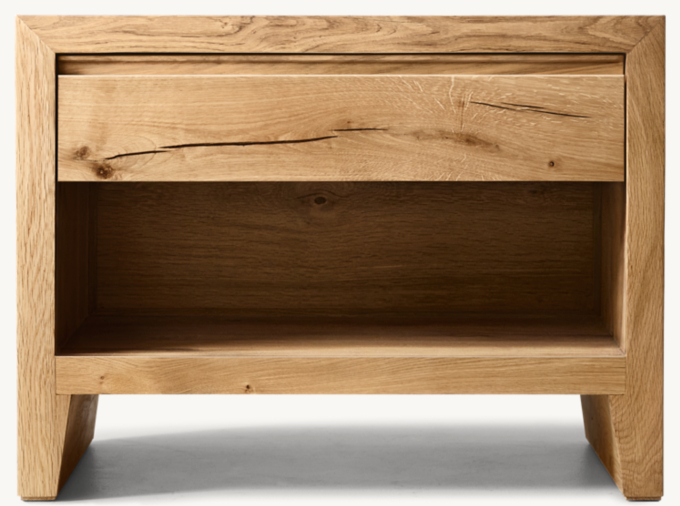Wyeth Oak Open Nightstand