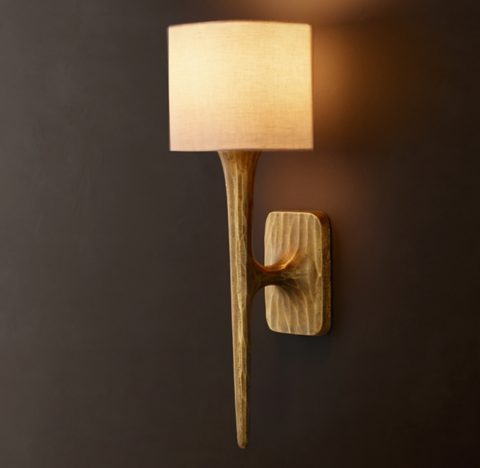 Thaddeus Shaded Sconce | RH