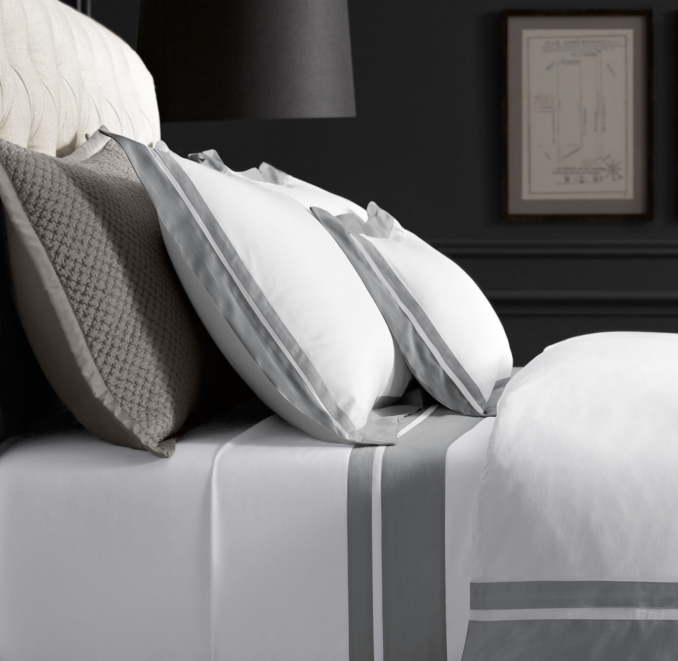 Italian Double Border Sateen Duvet Cover 