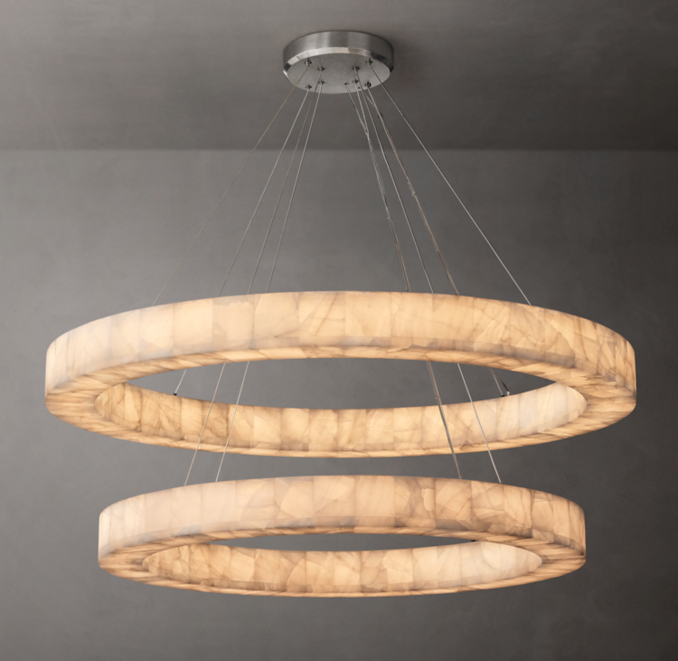 Rivage TwoTier Round Chandelier 60"