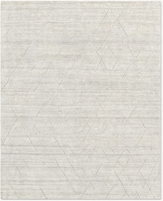 Overhead view of Sadal Silk & Wool Rug 