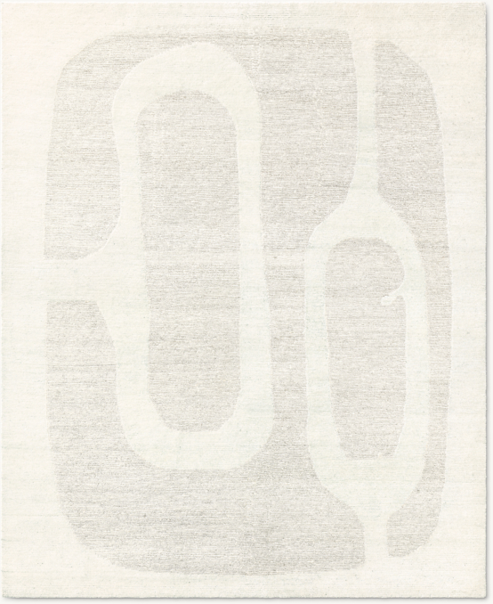 Overhead view of Eluru Wool Rug 