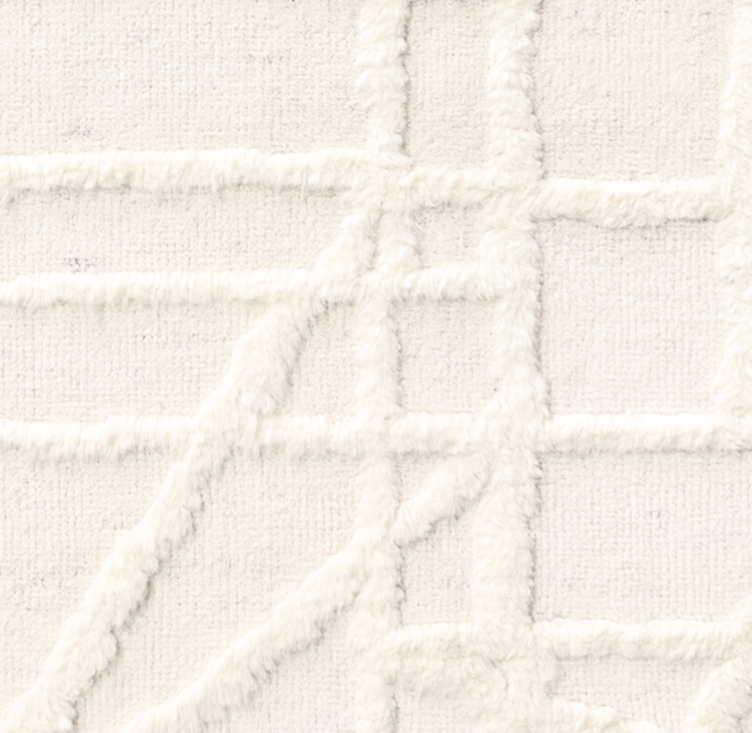 Detail view of Almora Wool Rug - Made-To-Order 