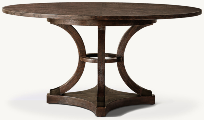 Front view of Addison Round Dining Table 