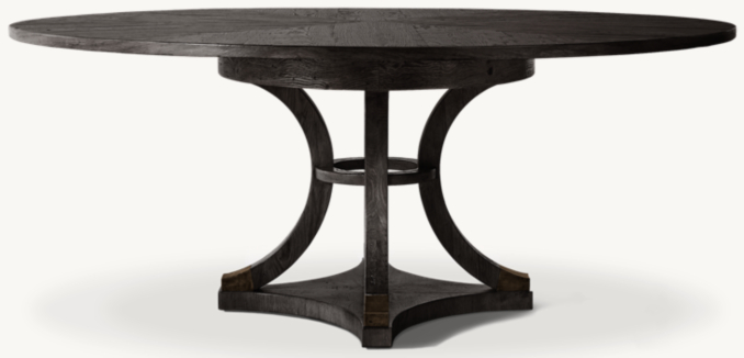 Front view of Addison Round Dining Table 