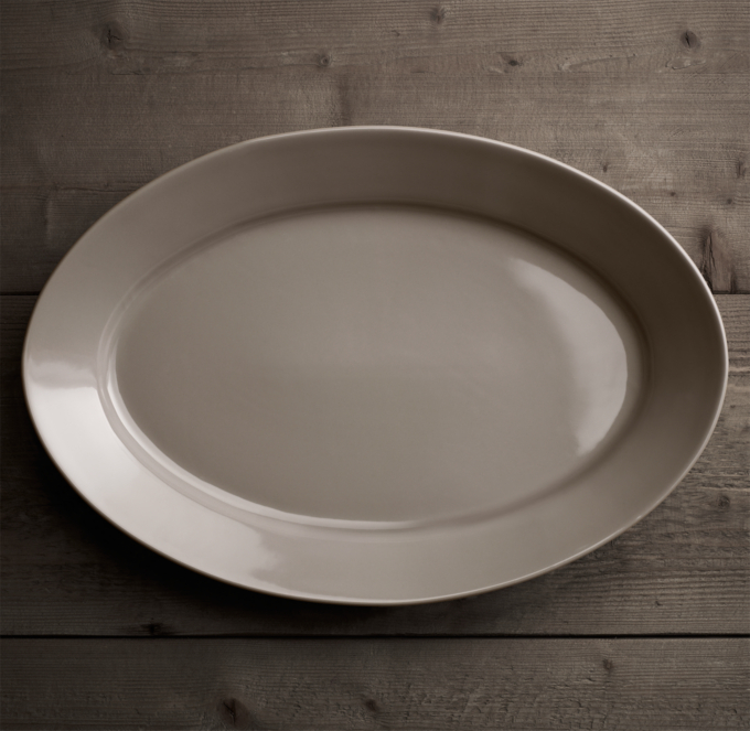 Stoneware GrandRimmed ExtraLarge Oval Platter
