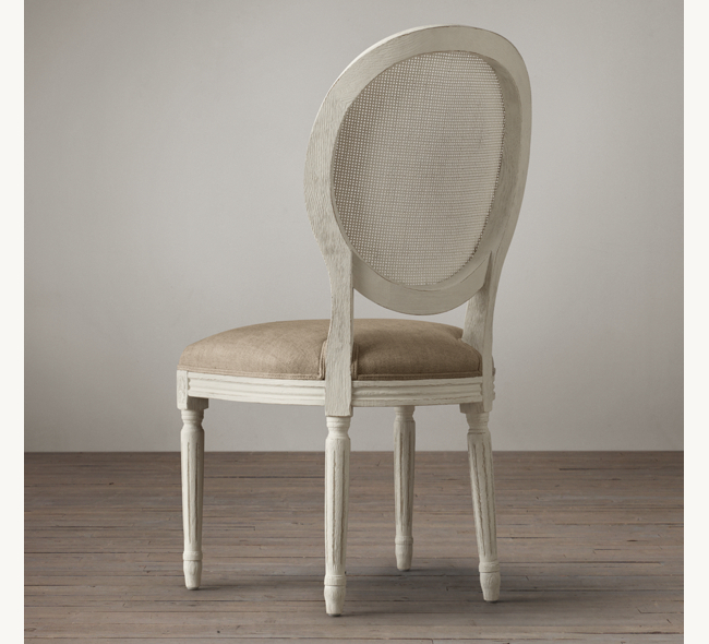 Louis Round Cane Back Side Chair - Jes & Gray Living