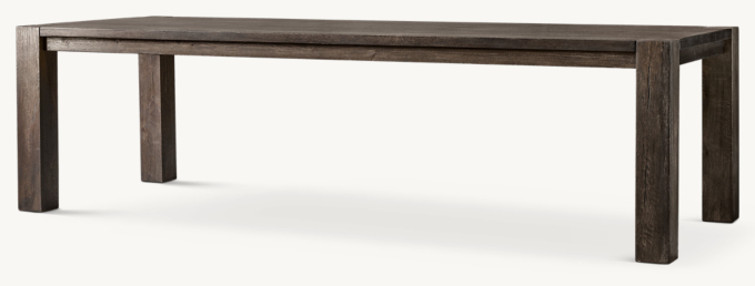 Restoration hardware parsons table discount