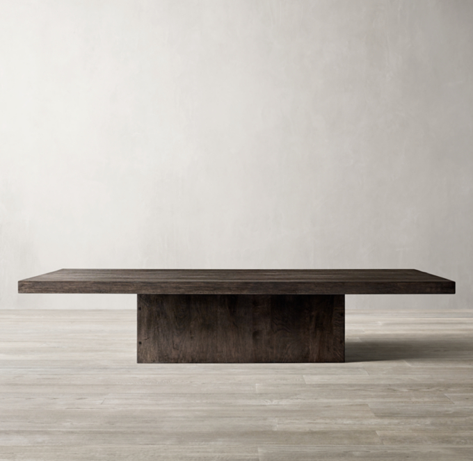 Rh plinth deals coffee table dupe