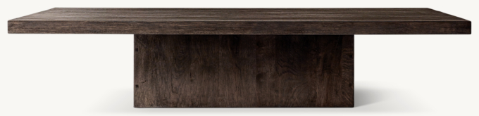 Reclaimed Oak Plinth Coffee Table