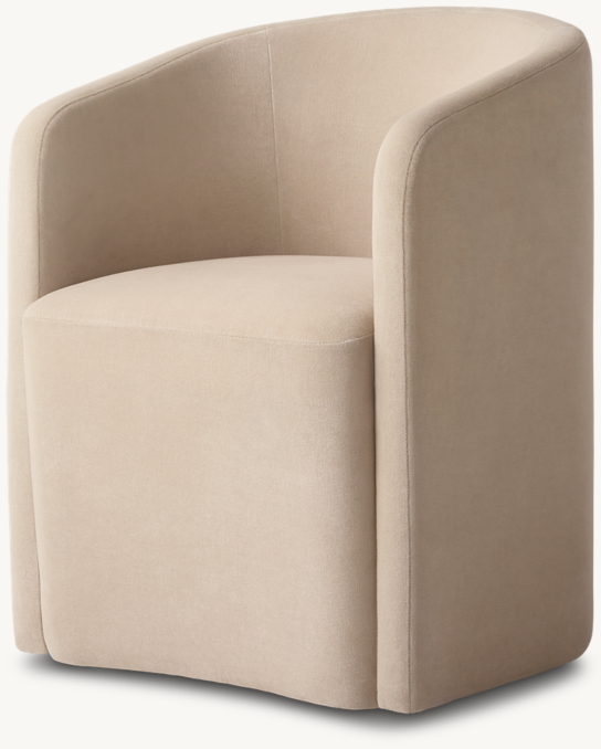 Aurelie Fabric Dining Side Chair | RH
