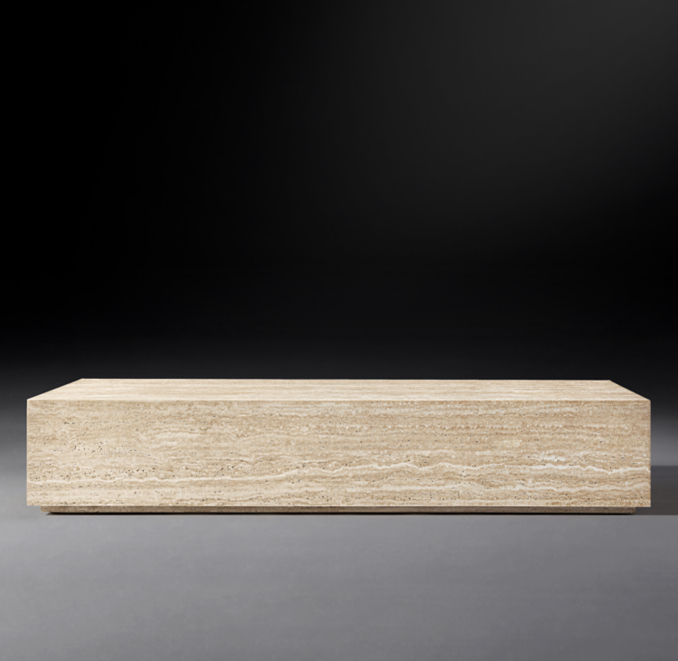 Rectangular table shown.
