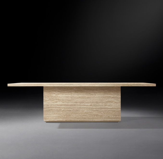 Shown in Italian Classico Travertine.